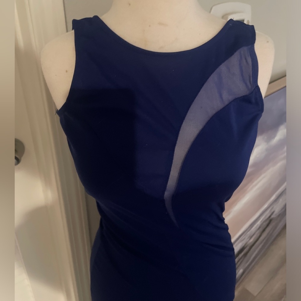 Navy Blue Gown - Picture 3 of 5